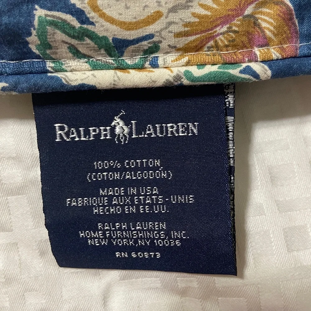 Vintage Like new Ralph Lauren | Jardin Blue | queen/full Comforter